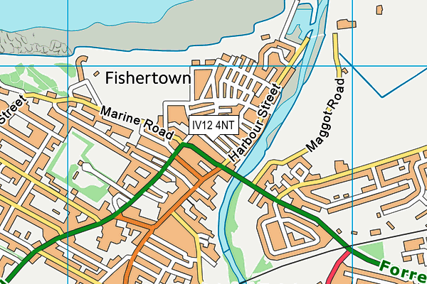 IV12 4NT map - OS VectorMap District (Ordnance Survey)