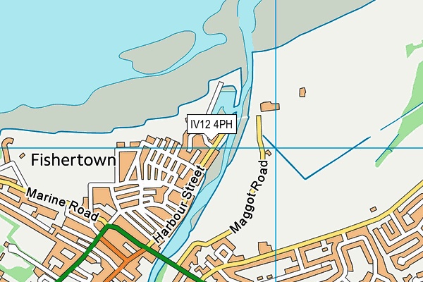 IV12 4PH map - OS VectorMap District (Ordnance Survey)