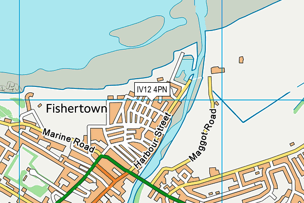 IV12 4PN map - OS VectorMap District (Ordnance Survey)