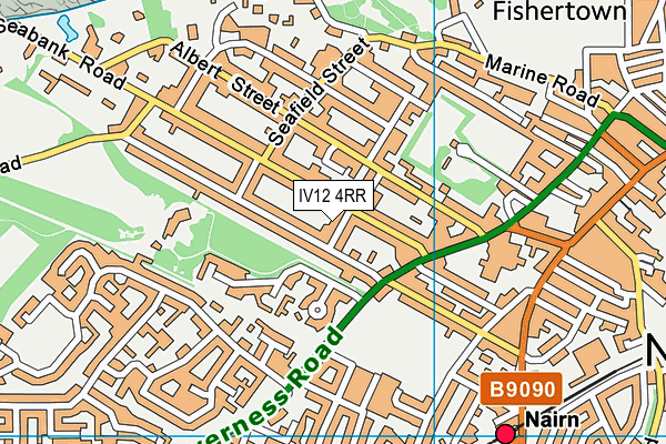 IV12 4RR map - OS VectorMap District (Ordnance Survey)