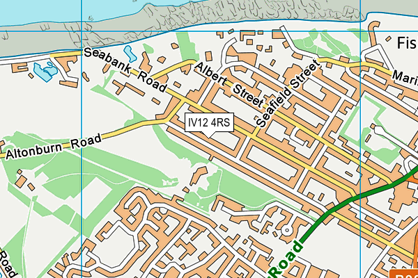 IV12 4RS map - OS VectorMap District (Ordnance Survey)