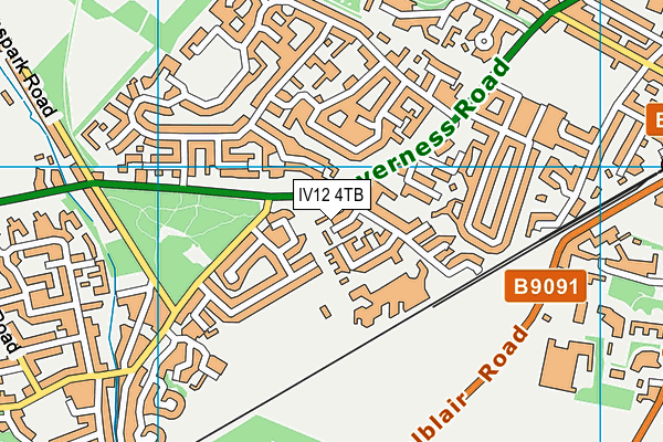 IV12 4TB map - OS VectorMap District (Ordnance Survey)