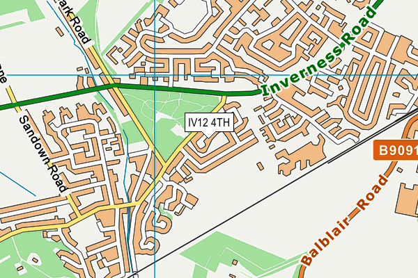 IV12 4TH map - OS VectorMap District (Ordnance Survey)