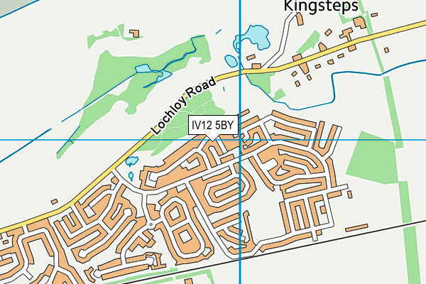 IV12 5BY map - OS VectorMap District (Ordnance Survey)