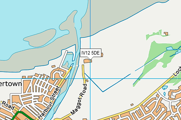 IV12 5DE map - OS VectorMap District (Ordnance Survey)