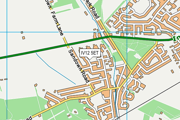 IV12 5ET map - OS VectorMap District (Ordnance Survey)