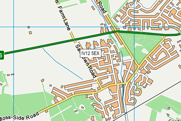 IV12 5EX map - OS VectorMap District (Ordnance Survey)