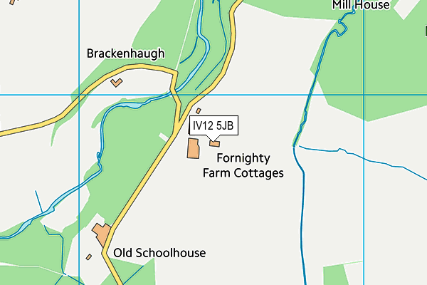 IV12 5JB map - OS VectorMap District (Ordnance Survey)