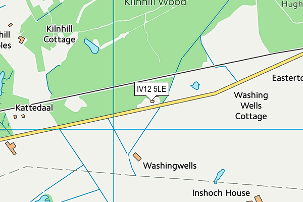 IV12 5LE map - OS VectorMap District (Ordnance Survey)