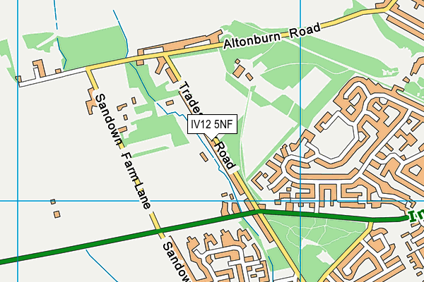 IV12 5NF map - OS VectorMap District (Ordnance Survey)