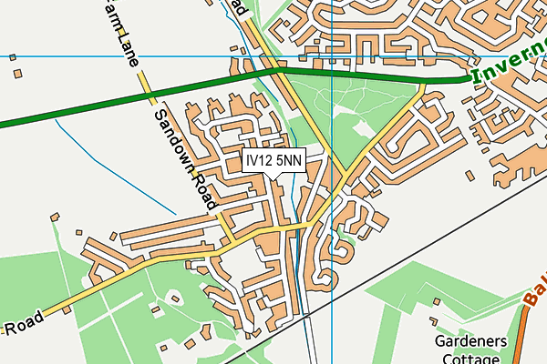IV12 5NN map - OS VectorMap District (Ordnance Survey)