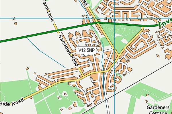IV12 5NP map - OS VectorMap District (Ordnance Survey)
