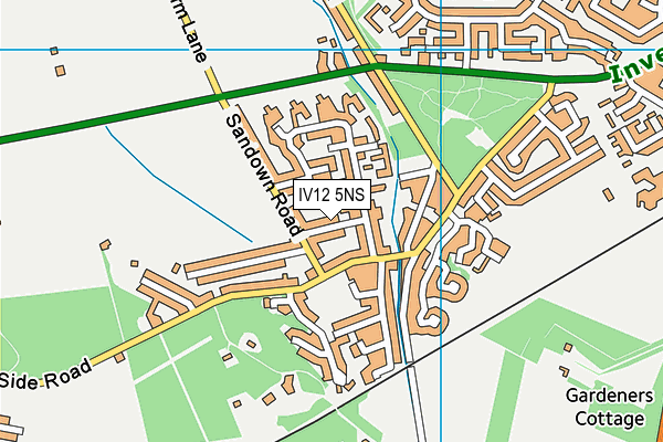 IV12 5NS map - OS VectorMap District (Ordnance Survey)