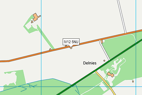 IV12 5NU map - OS VectorMap District (Ordnance Survey)