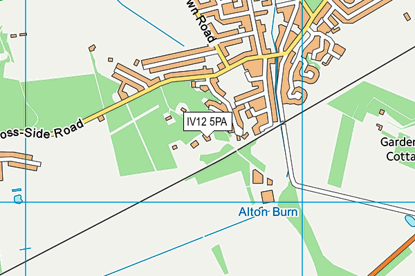 IV12 5PA map - OS VectorMap District (Ordnance Survey)