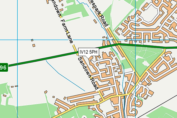 IV12 5PH map - OS VectorMap District (Ordnance Survey)