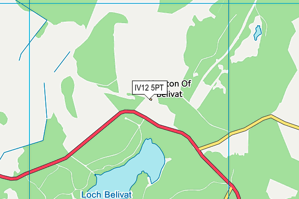 IV12 5PT map - OS VectorMap District (Ordnance Survey)