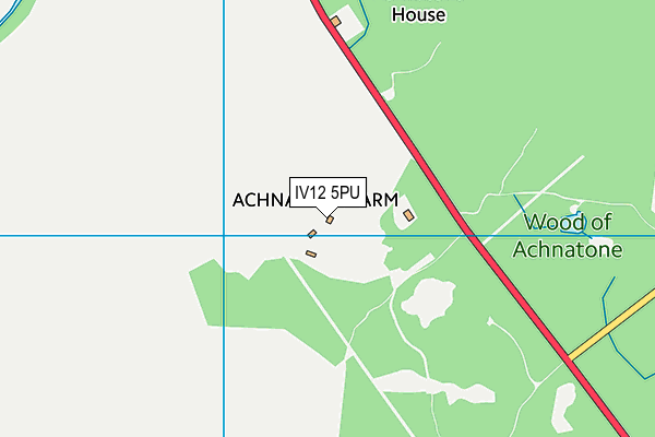 IV12 5PU map - OS VectorMap District (Ordnance Survey)