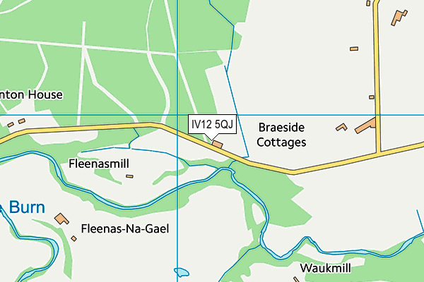 IV12 5QJ map - OS VectorMap District (Ordnance Survey)