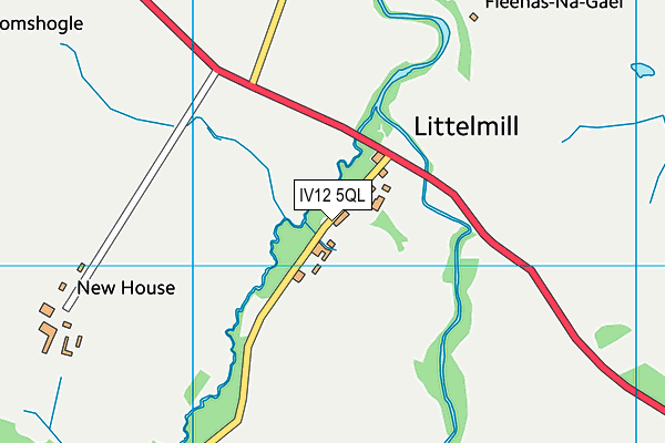 IV12 5QL map - OS VectorMap District (Ordnance Survey)