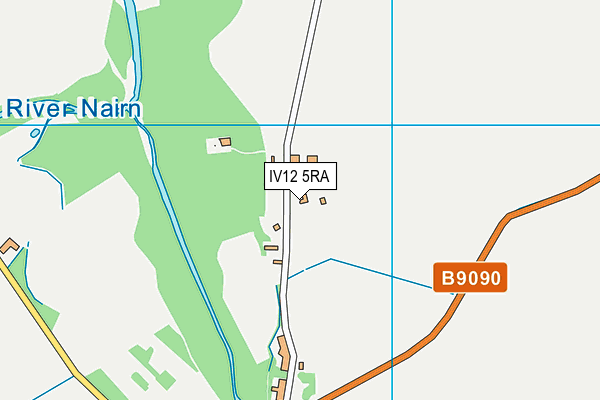 IV12 5RA map - OS VectorMap District (Ordnance Survey)