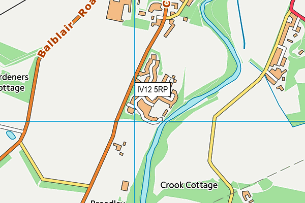 IV12 5RP map - OS VectorMap District (Ordnance Survey)