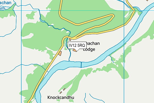 IV12 5RQ map - OS VectorMap District (Ordnance Survey)