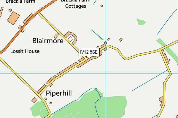 IV12 5SE map - OS VectorMap District (Ordnance Survey)