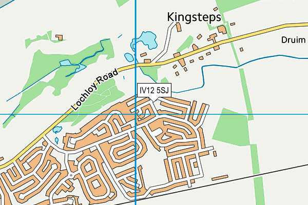 IV12 5SJ map - OS VectorMap District (Ordnance Survey)