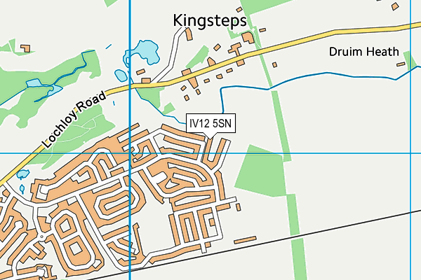 IV12 5SN map - OS VectorMap District (Ordnance Survey)