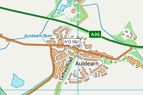 IV12 5SU map - OS VectorMap District (Ordnance Survey)