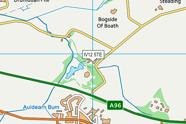 IV12 5TE map - OS VectorMap District (Ordnance Survey)