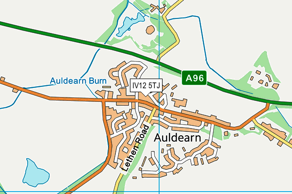 IV12 5TJ map - OS VectorMap District (Ordnance Survey)