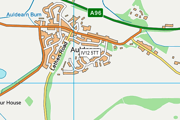 IV12 5TT map - OS VectorMap District (Ordnance Survey)