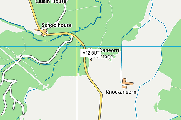 IV12 5UT map - OS VectorMap District (Ordnance Survey)