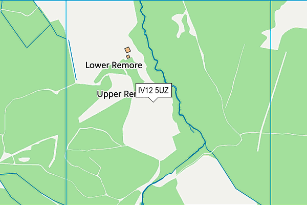 IV12 5UZ map - OS VectorMap District (Ordnance Survey)