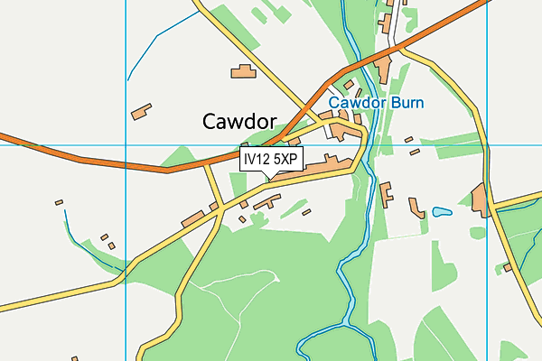 IV12 5XP map - OS VectorMap District (Ordnance Survey)