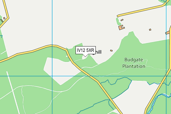 IV12 5XR map - OS VectorMap District (Ordnance Survey)