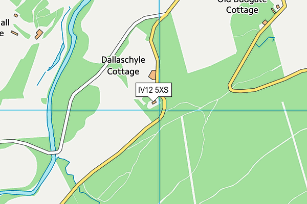 IV12 5XS map - OS VectorMap District (Ordnance Survey)