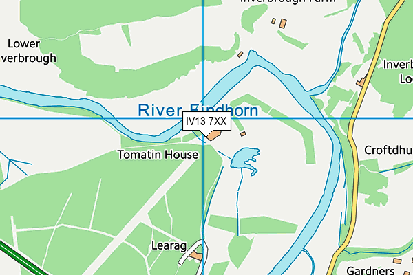 IV13 7XX map - OS VectorMap District (Ordnance Survey)