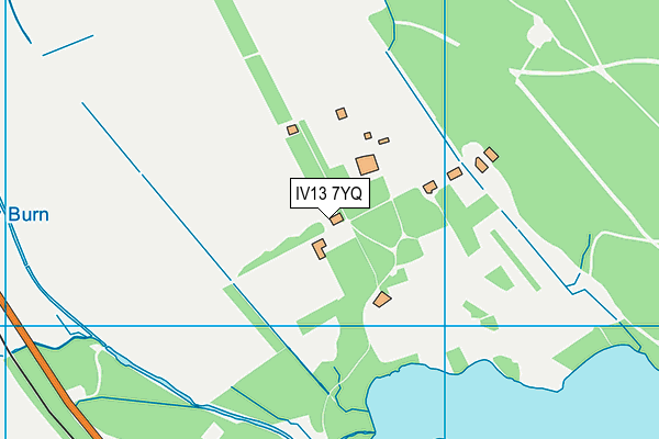 IV13 7YQ map - OS VectorMap District (Ordnance Survey)