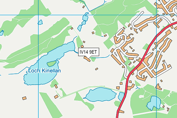 IV14 9ET map - OS VectorMap District (Ordnance Survey)