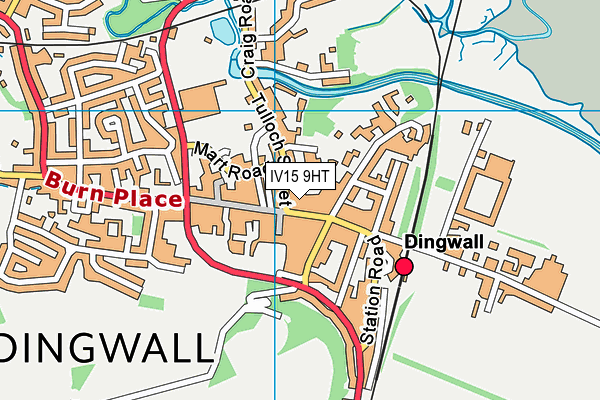 IV15 9HT map - OS VectorMap District (Ordnance Survey)