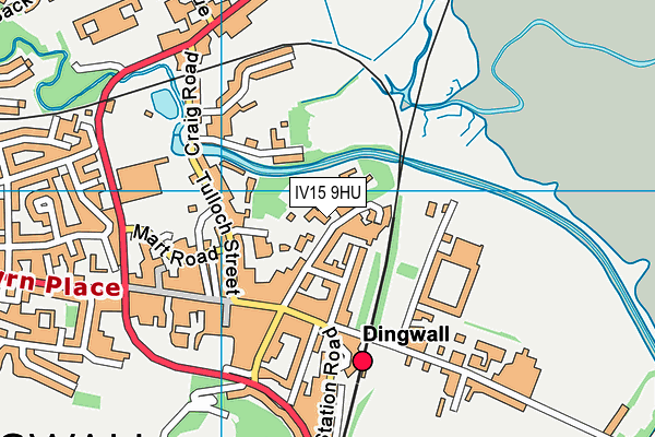 IV15 9HU map - OS VectorMap District (Ordnance Survey)
