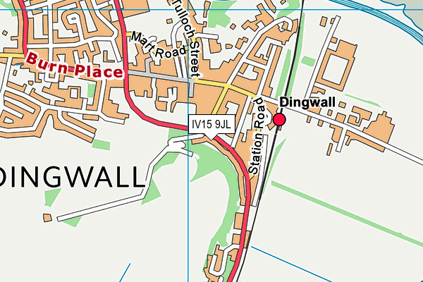 IV15 9JL map - OS VectorMap District (Ordnance Survey)