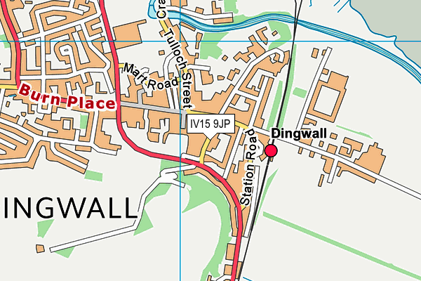 IV15 9JP map - OS VectorMap District (Ordnance Survey)