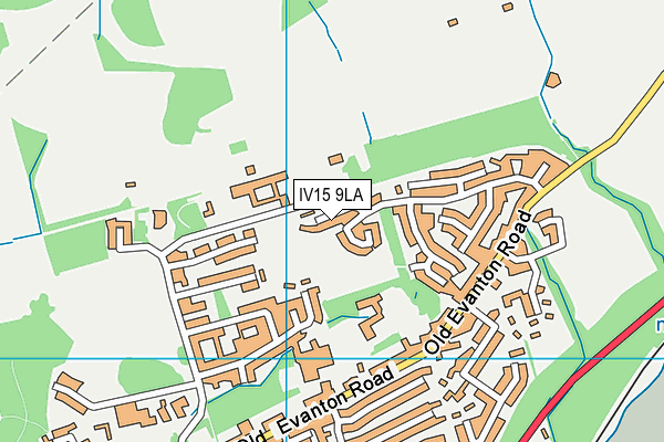 IV15 9LA map - OS VectorMap District (Ordnance Survey)