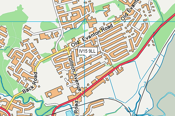 IV15 9LL map - OS VectorMap District (Ordnance Survey)