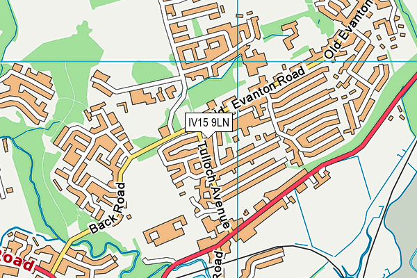 IV15 9LN map - OS VectorMap District (Ordnance Survey)