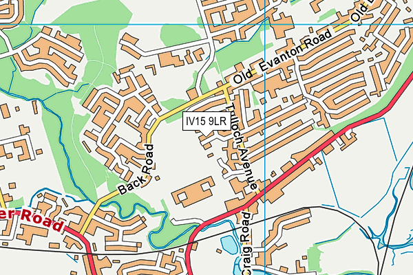 IV15 9LR map - OS VectorMap District (Ordnance Survey)